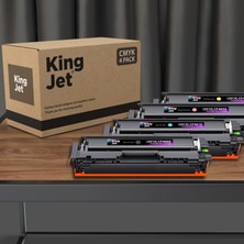 Kingjet Hp Uyumlu (201X) CF400X Yüksek Kapasiteli 4 Renk (Takım) Çipli Muadil Toneri | Mfp M277DW