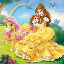 Bg Arzenis Arzenıs 93465 Palace Pets Belle, Cinderella, Rapunzel 3X49 Parça Ravensburger Puzzle 5457884