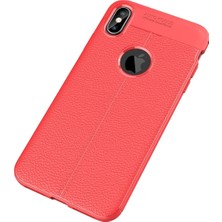 Lunirawear Lunir  iPhone Xs Max Kılıf Auto Focus Kapak - Kırmızı 889658