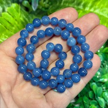 Taş Uzmanı Küre Kalsedon Renkli Kuvars Taşı 8 mm