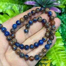 Taş Uzmanı Küre Lapis Renkli Kuvars Taşı 8 mm