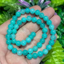 Taş Uzmanı Küre Larimar Renkli Kuvars Taşı 8 mm