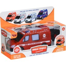 Bg Arzenis Arzenıs V001-2 V3 V004  Kumandalı Sesli Işıklı Polis Arabası-Jandarma-Ambulans-Itfaiye 1:18 54