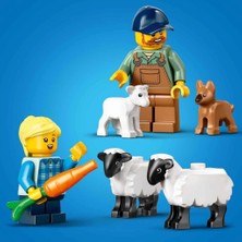 Kayem Kay City Römorklu Kırmızı Çiftlik Traktörü ve Koyun 60461 658474