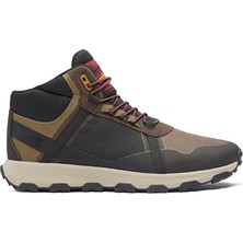 Timberland Winsor Trail Kahverengi Bağcıklı Dış Mekan Botu Su Geçirmez Deri Malzeme ile Rahat Kullanım