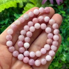 Taş Uzmanı Küre Kunzit Renkli Kuvars Taşı 8 mm