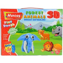 Lunirawear Lunı ERN-571 3D Orman Hayvanları Seti - Eren Eğitici Oyuncak 968547