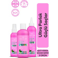 Ashley Joy Matcha Gloss Işıltı Veren 3'lü Saç Bakım Seti