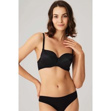 Marsilyan Balenli Desteksiz Dolgusuz Askıları Çıkabilen Günlük T-Shirt Sütyeni