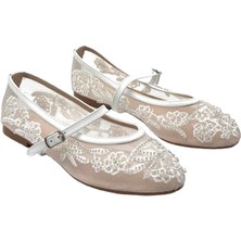 Kindep (Gedik Paşalı) Kadın Tül Babet Beyaz