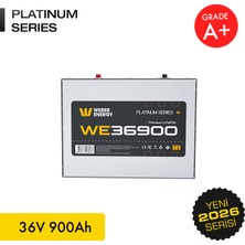 WERER ENERGY 36V 900Ah LiFePO4 Platinum Series Bluetooth'lu Lityum Demir Fosfat Akü