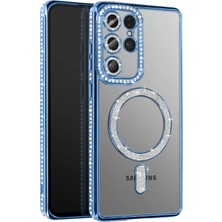 Sptrns Joko Samsung Galaxy S26 Ultra Joke Simli Magneticsafe Kılıf - Mavi