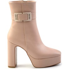 Harley Davidson Bej  Kadın Bot & Bootie K02227175009