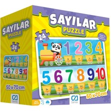 Lunirawear Lunı Games Sayılar Yer Puzzle 50X70CM 24 Parça 5134 968547