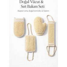 Elif Mira Doğal Kabak Lifi Kese Seti 4’lü Avantaj Paketi