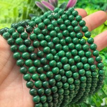 Taş Uzmanı Küre Yeşil Renkli Kuvars Taşı 8 mm