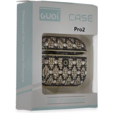 Platin Store Pilatin  Airpods Pro 2 (2.nesil) Klor Taşlı Kılıf - Desen 4 Zeyd