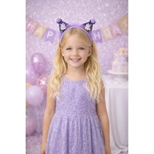 Vitrinmixmini KUROMİ FİGÜRLÜ SİYAH SİMLİ PONPONLU KIZ ÇOCUK TAÇ- KUTULU