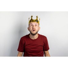 Lunirawear Lunı Plastik Kral Tacı Altın Renk Yetişkin Boy 55 cm 968547