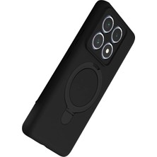 Lunirawear Lunir  Xiaomi Mi 14T Pro Regal Magsafe Standlı Kapak - Siyah 889658