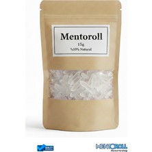 Mentoroll Saf Kristal Mentol - Crystal Menthol (Buhar Banyosu,sauna,hamam) 15GR