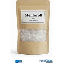 Mentoroll Saf Kristal Mentol - Sauna, Spa, Buhar ve Masaj Için Yoğun Nane Ferahlığı (Premium) 50GR