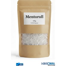 Mentoroll Saf Kristal Mentol - Sauna, Spa, Buhar ve Masaj Için Yoğun Nane Ferahlığı (Premium) 100GR