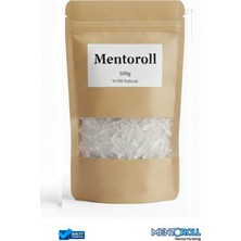 Mentoroll Saf Kristal Mentol - Sauna, Spa, Buhar ve Masaj Için Yoğun Nane Ferahlığı (Premium) 500GR