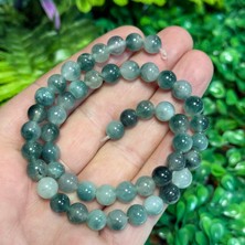 Taş Uzmanı Küre Aragonit Renkli Kuvars Taşı 8 mm