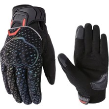 MOONRIDER Motosiklet Eldiveni Tam Korumalı Reflektörlü Dokunmatik Uyumlu Unisex Premium Motor Eldiveni Mr-G4