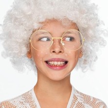 Lunirawear Lunı Yuvarlak Cam John Lennon Tarzı I Imaj Gold Çerçeveli Şeffaf Gözlük 968547