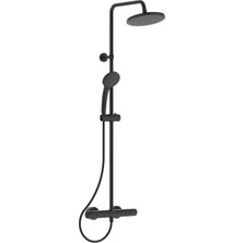 Ideal Standard A7545XG Ceratherm T25 Termostatik Duş Sistemi-Silk Black