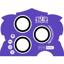 AlaNova Alano  Apple iPhone 17 Pro Max Bilvis Titan Kamera Lens - Gümüş VA74