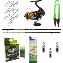 Özbience Aykut Av Marketi Fx 4000 Olta Makinesi ve Sonora 210CM Tekne Kamışı Seti