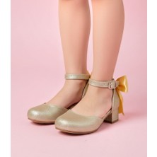 Surpie Shoes Çocuk Topuklu Ayakkabı, Kısa Topuklu Çocuk Topuklu Ayakkabı, Çocuk Abiye Ayakkabı
