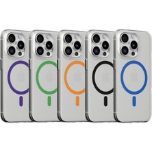 Platin Store Pilatin  iPhone 15 Pro Kılıf Bubble Magsafe Kapak - Siyah Zeyd