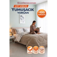 Bamirose Diamond Lüx Wellsoft Çift Kişilik Çift Taraflı Yorgan + Yastık Kılıfı, Uyku, Çeyiz Seti