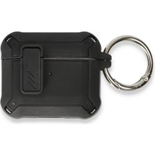 AlaNova Alano  Airpods 3 (3.nesil) Truva Kılıf - Siyah VA74