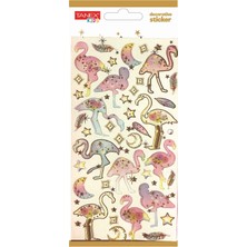 Tanex Decorative Sticker-5 Puffy Etiketi TNX-5004