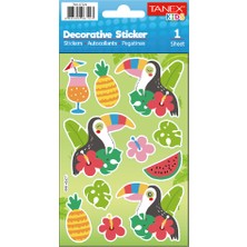 Tanex Puffy Tropik Kuş Serisi TNX-27224