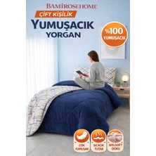 Bamirose Diamond Lüx Wellsoft Tek Kişilik Çift Taraflı Yorgan + Yastık Kılıfı, Uyku Seti, Çeyiz Seti