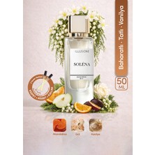ILLUSIONE Soléna Edp Kadın Parfüm 50ML  Baharatlı-tatlı-vanilya| Narenciye, Gül, Vanilya