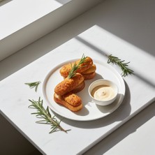 Külsan 100035.CW - Maya 2'li Krem Beyaz Yuvarlak Sunum Tabak Seti 35 Cm, Thermoset Melamin