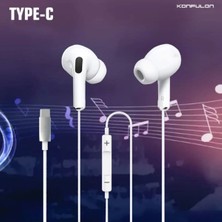 AlaNova Alano  INA16 Type-C Kablolu Kulak Içi Kulaklık - Beyaz VA74