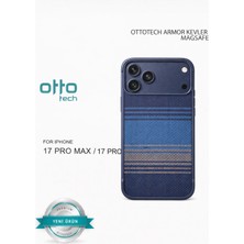 Otto Tech Armor Kevlar Magsafe Kılıf iPhone 17 Pro Max Etnik Mavi