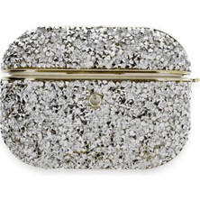 AlaNova Alano  Airpods Pro 2 (2.nesil) Luz Taşlı Kılıf - Mavi VA74