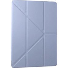 Platin Store Pilatin  Samsung Galaxy X510 Tab S9 Fe 11 Kılıf Kalemlikli Mars Tablet Kılıfı - Lila Zeyd