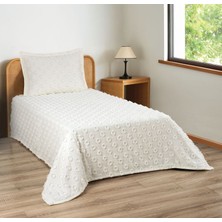 D'niss Home Ponpon 2 Parça Tek Kişilik Yatak Örtüsü