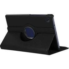 Platin Store Pilatin  Samsung Galaxy Tab A11 360 Tablet Deri Kılıf - Siyah Zeyd
