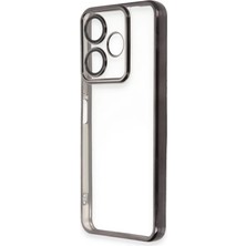 Platin Store Pilatin  Xiaomi Redmi 13 4g Kılıf Razer Lensli Silikon - Siyah Zeyd